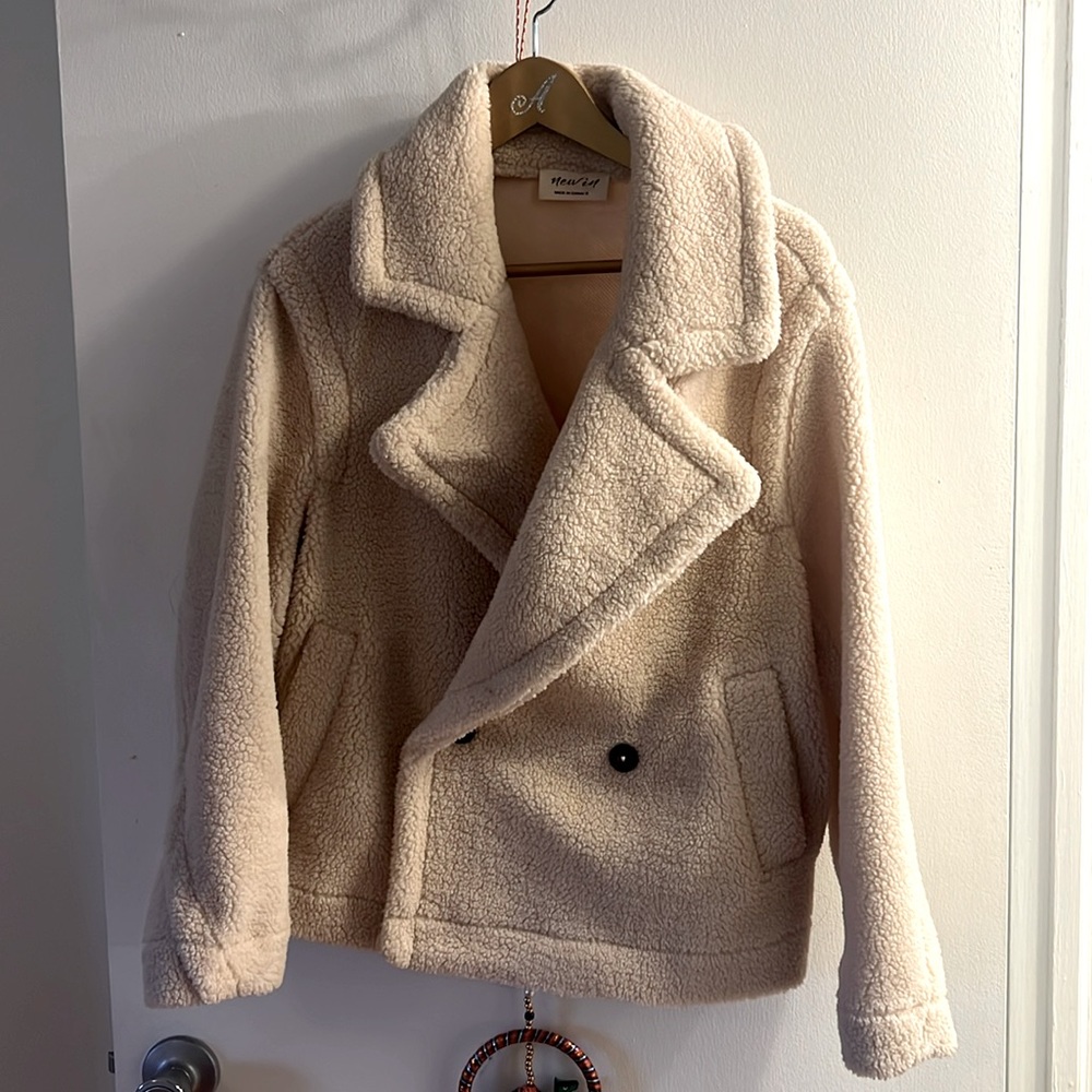 Sherpa Peacoat Jacket